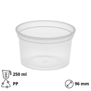 Posuda za sos PP 250 ml d=96 mm h=56 mm [700 kom/pak]
