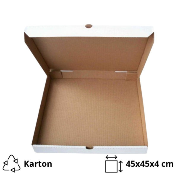 Kutija za picu 450х450х40 mm, valoviti karton [50 kom/pak]