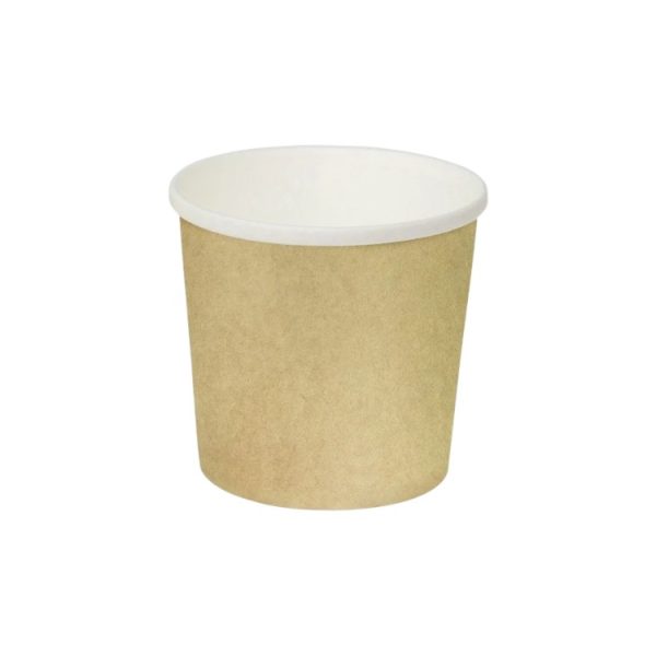 Kartonska posuda za supu 300 ml d=90 mm h=85 mm kraft ( kom/pak) [50 kom/pak]