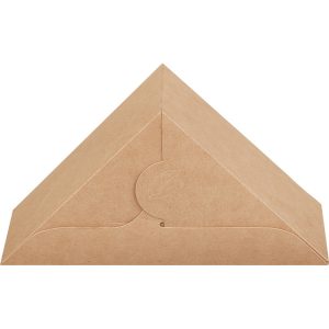 Kartonska kutija za sendvič sa prozorom ECO Sanswich 130x130x70 mm kraft (50 kom/pak)