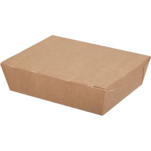 Kartonska kutija za ručak ECO LUNCH 1000 ml 190x150x50 mm, kraft ( kom/pak) [200 kom/pak]