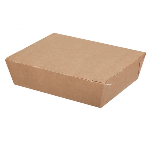 Kartonska kutija za ručak ECO LUNCH 1000 ml 190x150x50 mm, kraft ( kom/pak) [200 kom/pak]