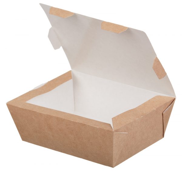 Kartonska kutija za ručak ECO LUNCH BOX 600 ml 150x115x50 mm, kraft (500 kom/pak)