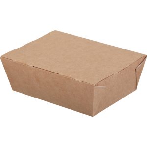 Kartonska kutija za ručak ECO LUNCH BOX 600 ml 150x115x50 mm, kraft (350 kom/pak)