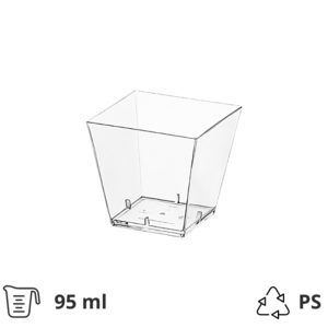 Posuda Romb PS 95 ml 55х56 mm providna [500 kom/pak]