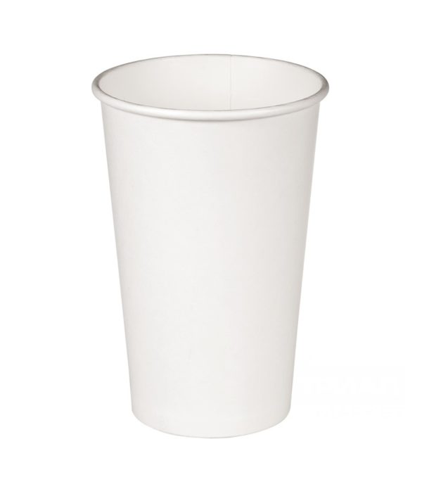 Papirna čaša 1-sl 400 ml d=90 mm bijela (50 kom/pak)