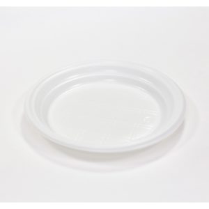 Plastičen krožnik, bel d=165 mm PP (100 kos/pak)