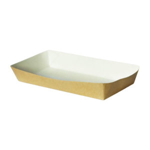 Kartonska kutija za brzu hranu Ecoline 180х80х30 mm kraft [220 kom/pak]