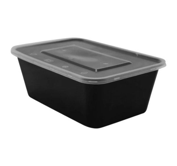 Posuda sa pokpopcem PP TaMbien 1000 ml 170х115х65 mm crna (50 kom/pak) [300 kom/pak]