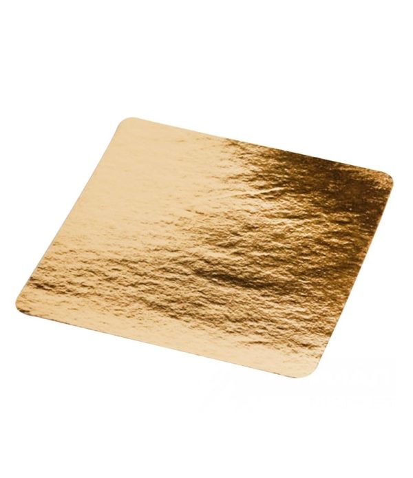 Podmetač od kartona 210×210 mm zlato (50 kom/pak)
