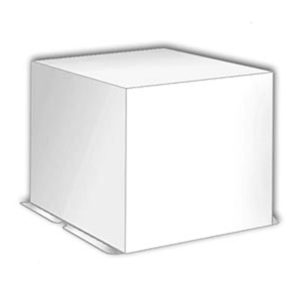 Kartonska kutija za tortu 300x300x250 mm bijela, 20 kom (komplet)