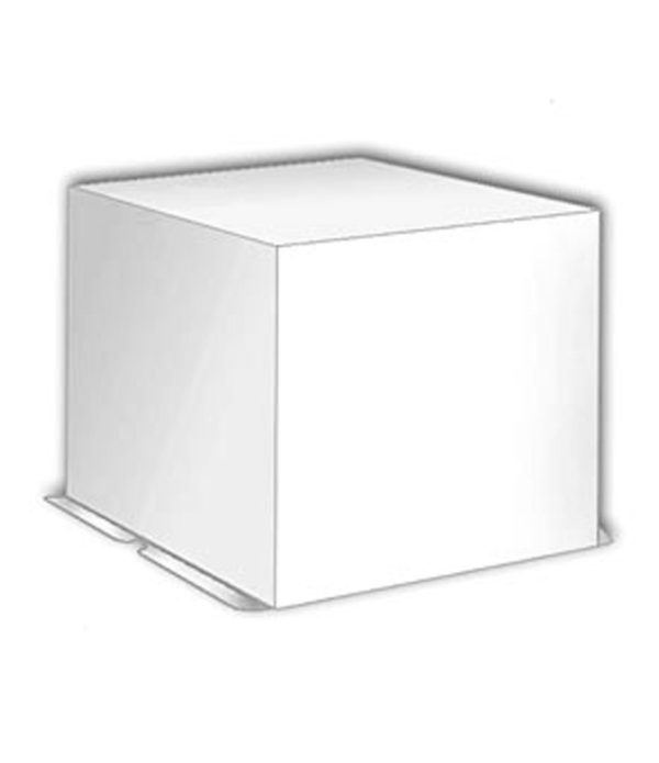 Kartonska kutija za tortu 300x300x250 mm bijela, 20 kom (komplet)