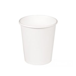 Papirna čaša 2-sl 250 ml d=80 mm bijela (50 kom/pak)