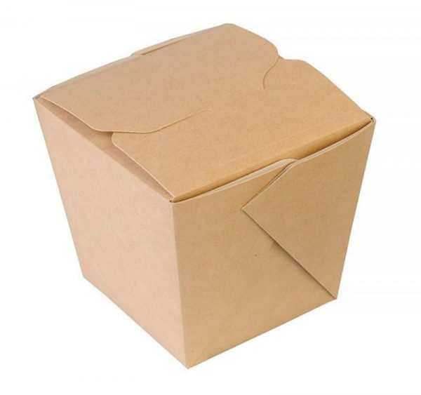 Kartonska kutija ECO Noodles 460 ml 65х80х100 mm pravougaono dno kraft (56 kom/pak)