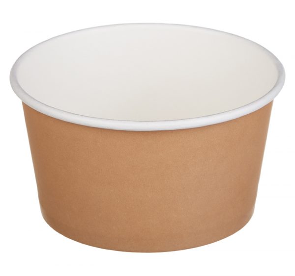 Kartonska kutija Tambien ECO 380 ml d=110 mm h=60 mm kraft ( kom/pak) [50 kom/pak]