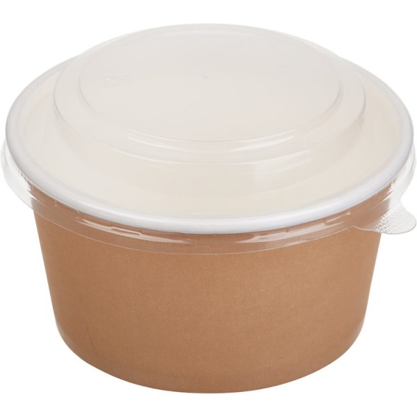 Kartonska kutija Tambien ECO 380 ml d=110 mm h=60 mm kraft ( kom/pak) [50 kom/pak]