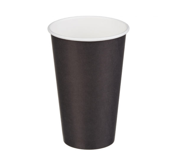 Papirna čaša 1-sl 400 ml d=mm crna (50 kom/pak)