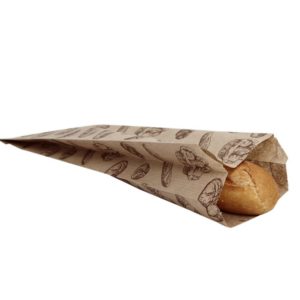 Papirna vrećica sa motivom kruha 100 x 50 x 320 mm