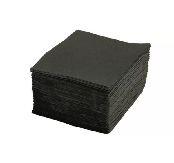Papirne salvete 33×33 cm 2-sl crne Tambien 200 kom/pak
