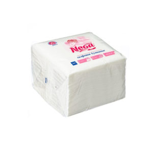 Papirne salvete 24×24 cm 1-sl bijele Nega 100 kom/pak