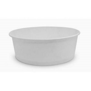 Kartonska posuda za salate 750 ml d=150 mm h=60 mm bijeli ( kom/pak) [50 kom/pak]
