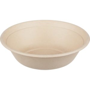 Posuda PULP Sabert 1000 ml d=210 mm h=60 mm sa poklopcem PET, kraft, 100 kom (komplet)