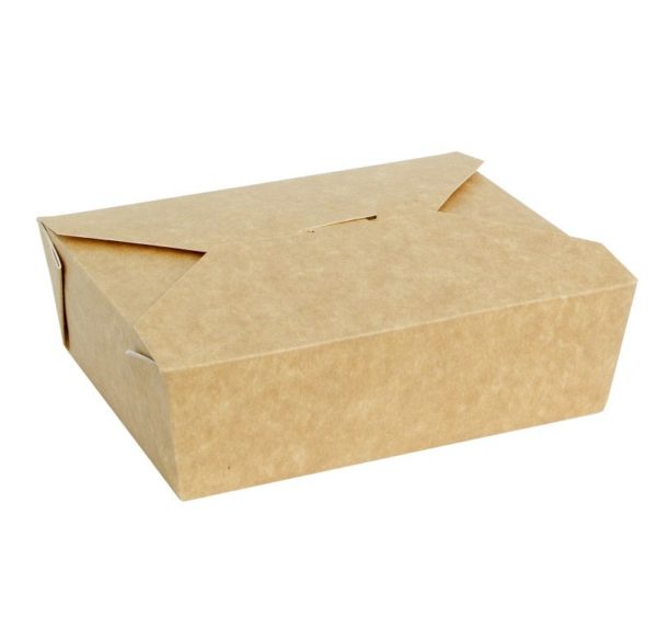 Kartonska kutija Fold Box 600 ml 130x110x65 mm kraft (50 kom/pak)