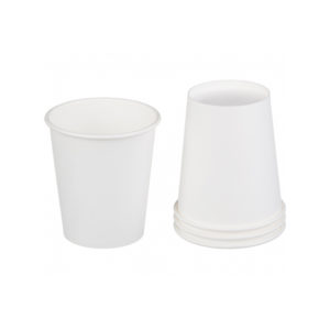 Papirna čaša 1-sl 250 ml d=80 mm bijela (50 kom/pak)