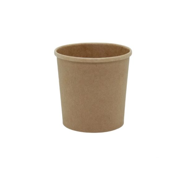 Kartonska posuda za supu Tambien ECO 340 ml d=70 mm h=85 mm kraft ( kom/pak) [25 kom/pak]