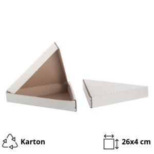 Kutija za picu 260(3)х40 mm trougaona [100 kom/pak]