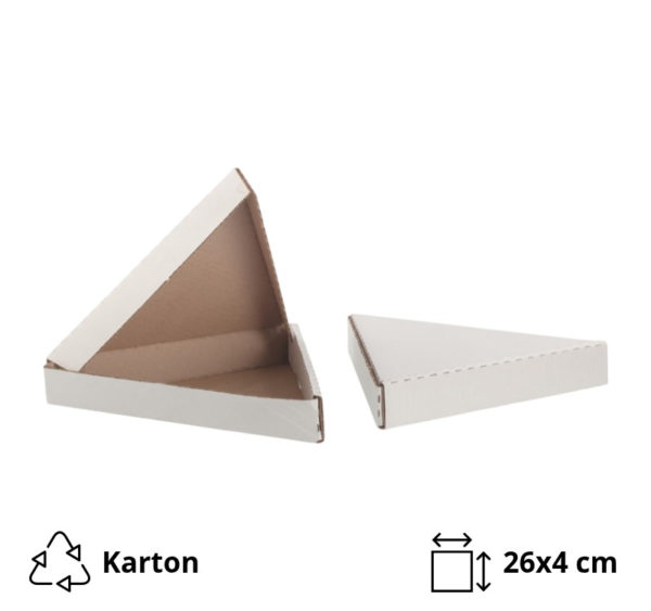 Kutija za picu 260(3)х40 mm trougaona [100 kom/pak]