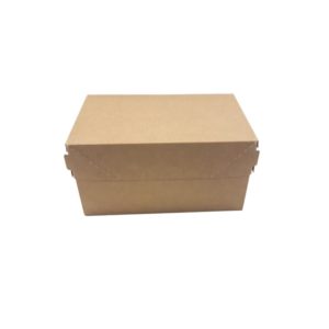 Kartonska kutija za tortu, desert ECO CAKE 1200 ml 150x100x85 mm kraft (250 kom/pak)