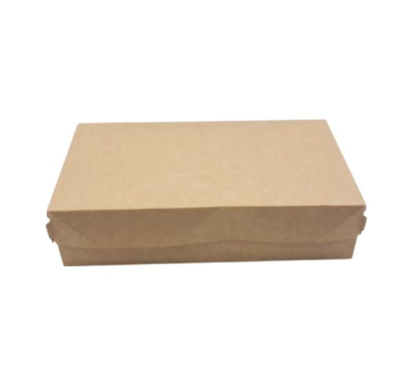 Kartonska kutija za tortu, desert ECO CAKE 230х140х60 mm 1900 ml kraft [50 kom/pak]