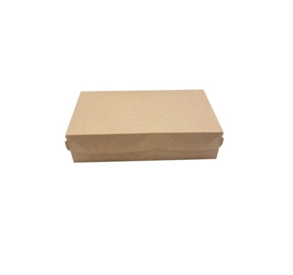Kartonska kutija za tortu, desert ECO CAKE 230х140х60 mm 1900 ml kraft (300 kom/pak)