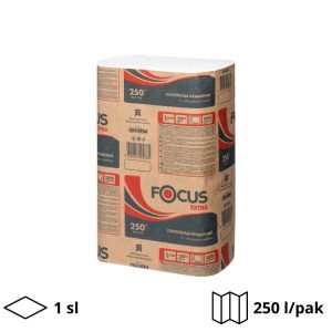 Papirni ubrusi Z 1 sl 250 l/pak Focus beli (5044994) [12 kom/pak]