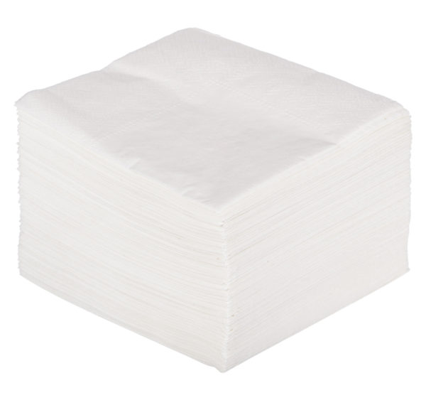 Papirne salvete 2 sl 24×24 cm 250 l/pak bele TaMbien