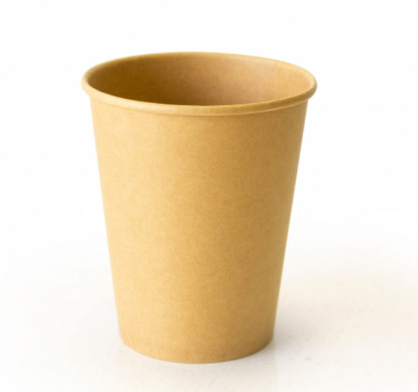 Papirna čaša 2-sl 250 ml d=80 mm puni kraft (25 kom/pak)