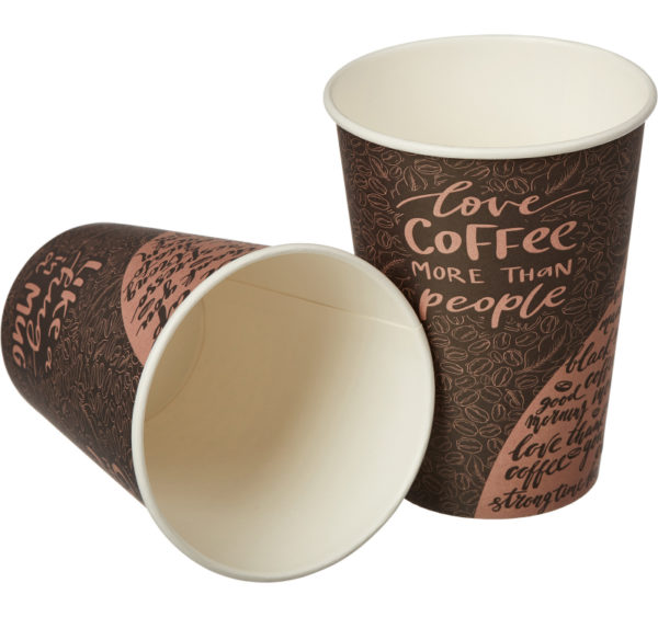 Papirna čaša 1-sl 300 ml d=90 mm Coffee (50 kom/pak)