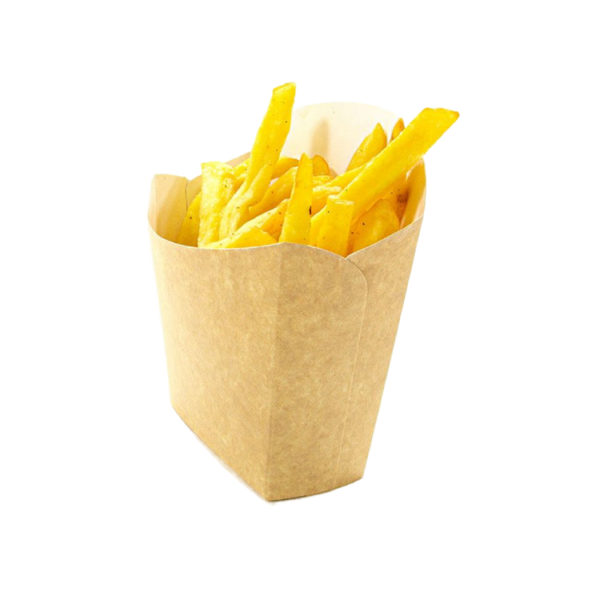 Kutija za pomfrit Fry Pack 100x45x110 mm kraft [35 kom/pak]