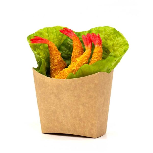 Kutija za pomfrit Fry Pack 115х45х123 mm kraft [50 kom/pak]