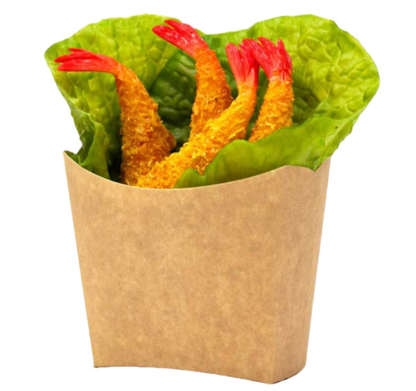 Kutija za pomfrit Fry Pack 115х45х123 mm kraft [50 kom/pak]