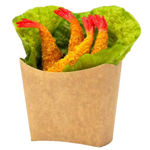 Kutija za pomfrit Fry Pack 115х45х123 mm kraft [50 kom/pak]