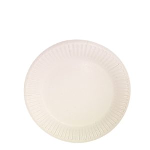 Tanjir kartonski d=230 mm Snack Plate, bijeli biolaminiran (100 kom/pak)