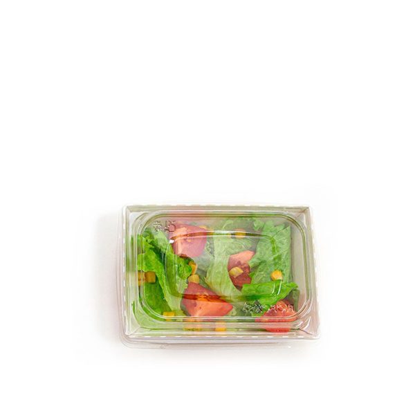 Kartonska posuda sa providnim poklopcem CrystalBox 400 ml 100x140x70 mm, kraft (50 kom/pak) [50 kom/pak]