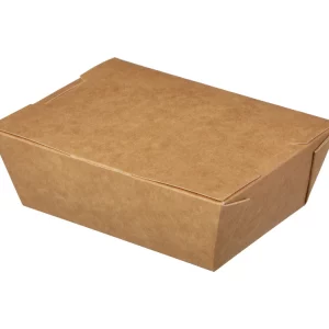 Kartonska kutija za ručak Lunch2Go 600 ml 150x115x50 mm kraft (90 kom/pak)