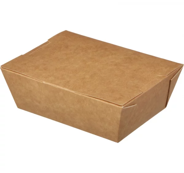 Kartonska kutija za ručak Lunch2Go 600 ml 150x115x50 mm kraft (90 kom/pak)