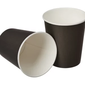 Papirna čaša 1-sl 250 ml d=80 mm crna (100 kom/pak)