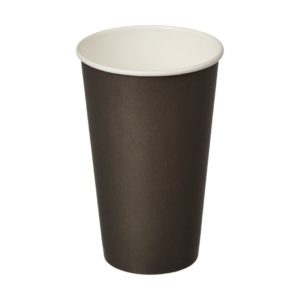 Papirna čaša 1-sl 400 ml d=90 mm crna (50 kom/pak)