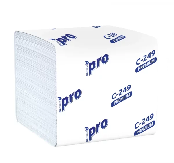 Toaletni papir 2sl Vslozh tabak 250L/pak PROtissue Premium beli (C249)