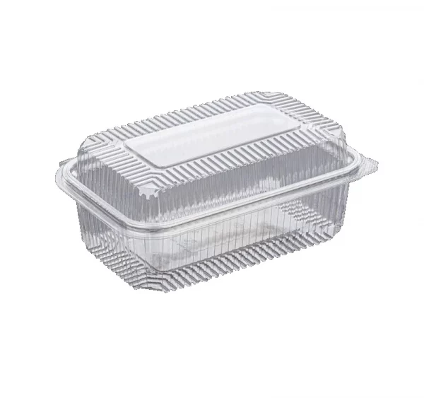 Posuda sa visokim poklopcem rPET 750 ml, 128x194x53 mm providna (100 kom/pak)